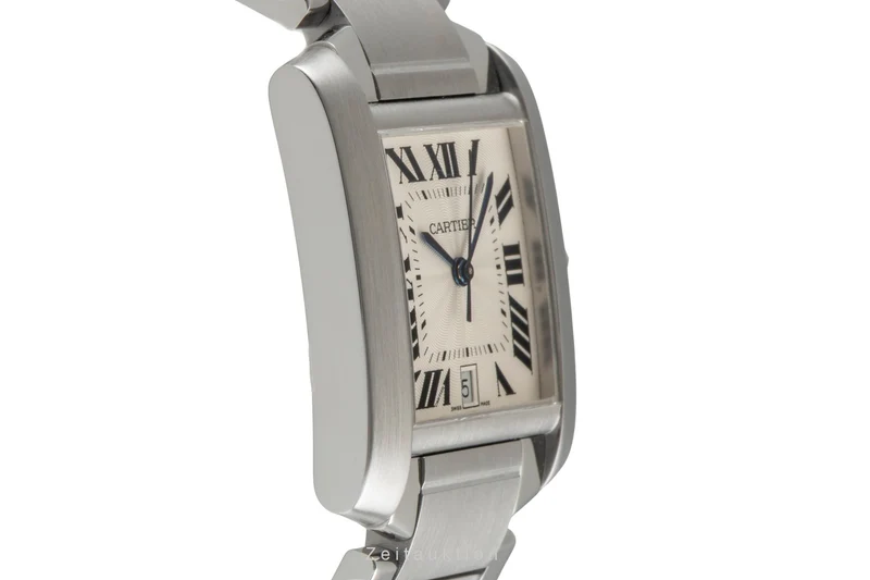 Cartier Tank Francaise steel automatic women's watch W51002Q3 [2603079]