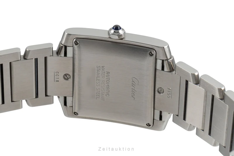 Cartier Tank Francaise steel automatic women's watch W51002Q3 [2603079]