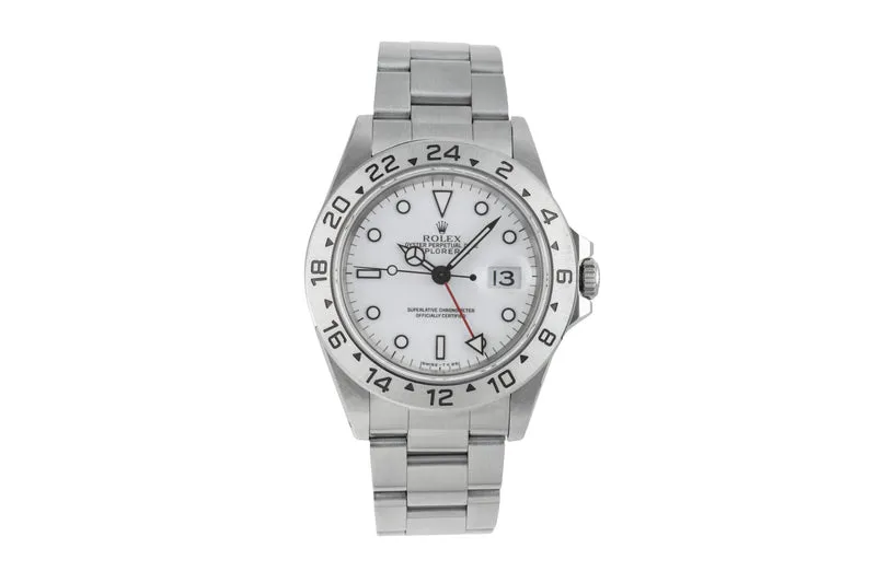 Rolex Explorer II steel automatic men's watch 16570 [2605062]