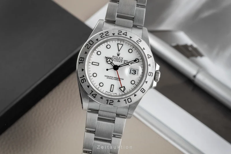 Rolex Explorer II steel automatic men's watch 16570 [2605062]
