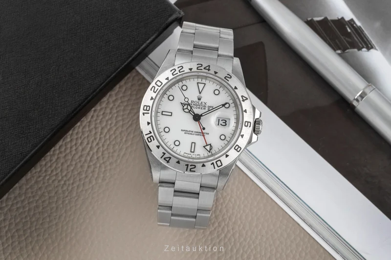 Rolex Explorer II steel automatic men's watch 16570 [2605062]