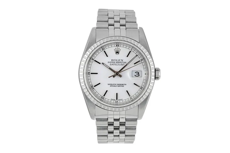 Rolex Datejust steel automatic men's watch 16220 [2604996]