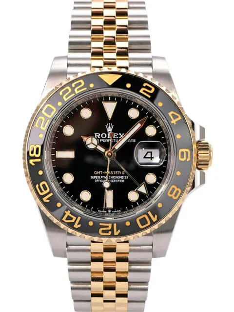 Rolex GMT-Master II Edelstahl Gelbgold 126713GRNR
