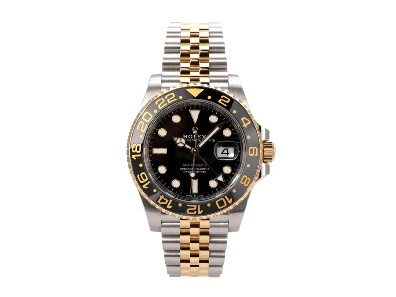 Rolex GMT-Master II Edelstahl Gelbgold 126713GRNR