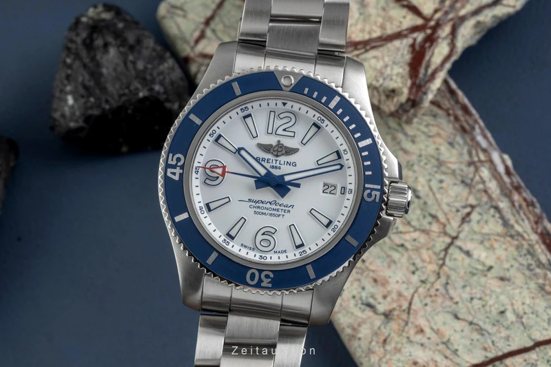 Breitling Superocean steel automatic men's watch A17366D81A1A1 [2605379]