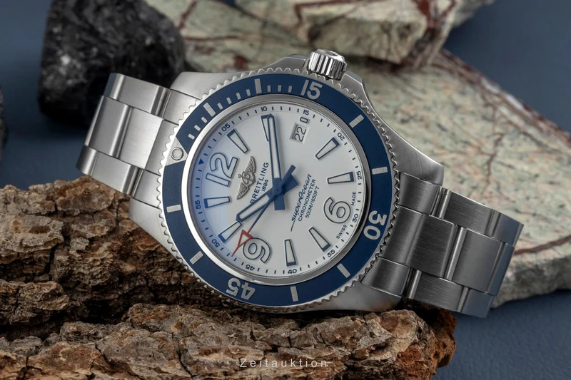 Breitling Superocean steel automatic men's watch A17366D81A1A1 [2605379]