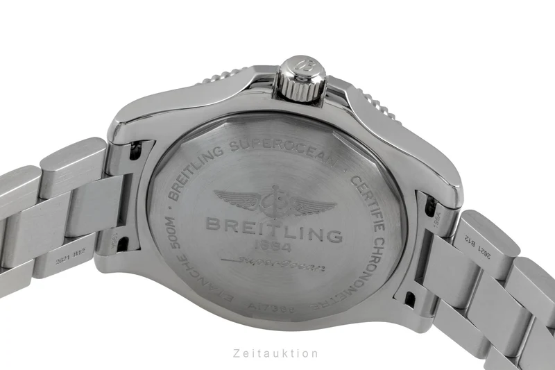 Breitling Superocean steel automatic men's watch A17366D81A1A1 [2605379]