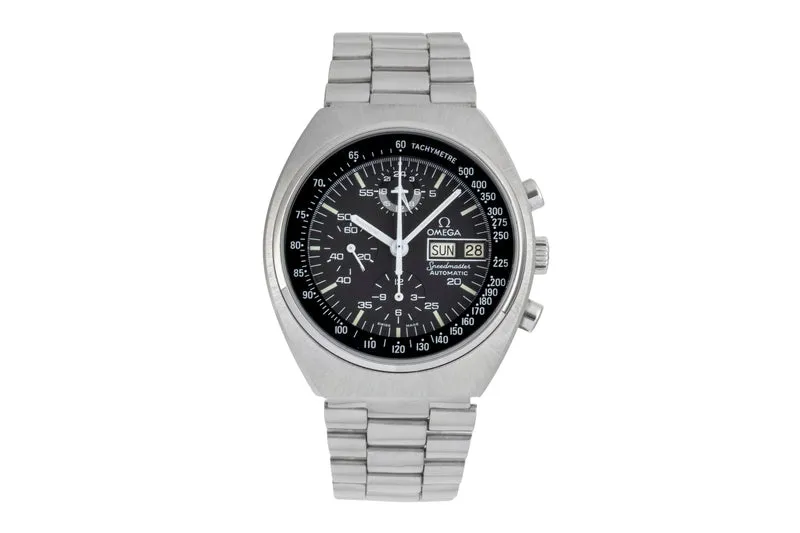 Omega Speedmaster chronograph steel automatic men's watch 176.0012 Vintage [2603928]