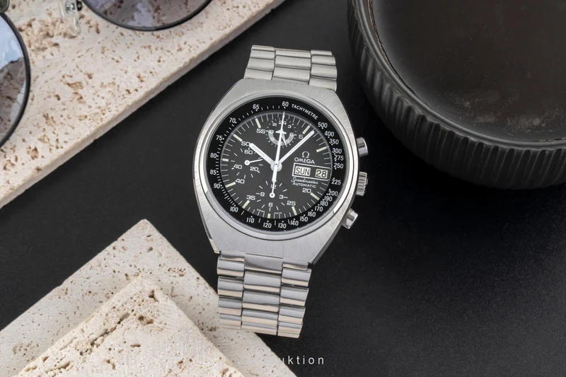 Omega Speedmaster chronograph steel automatic men's watch 176.0012 Vintage [2603928]