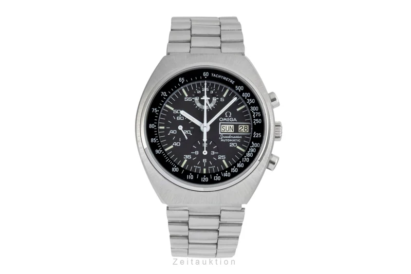 Omega Speedmaster chronograph steel automatic men's watch 176.0012 Vintage [2603928]