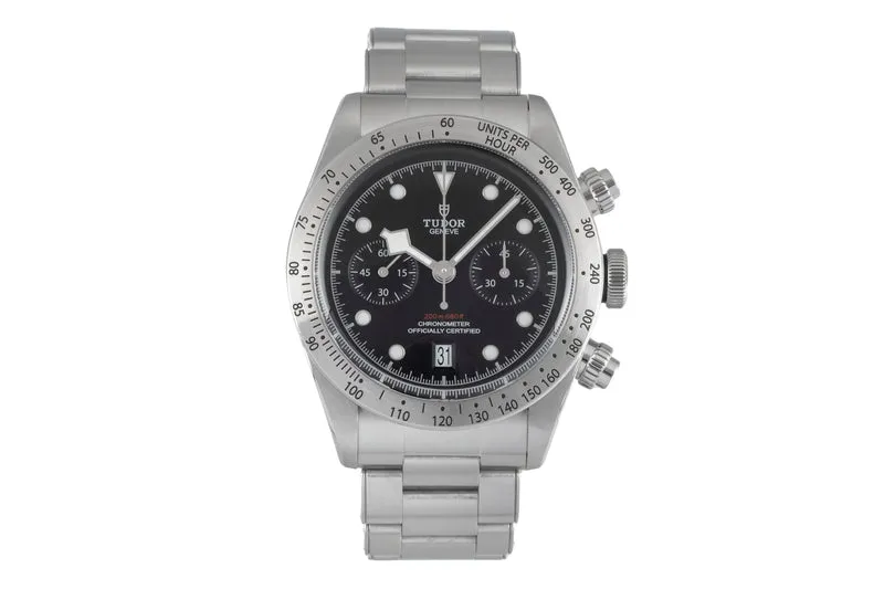 Tudor Black Bay chronograph steel automatic men's watch 79350 [2605008]