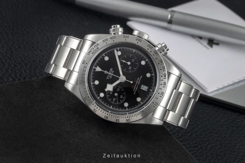 Tudor Black Bay chronograph steel automatic men's watch 79350 [2605008]