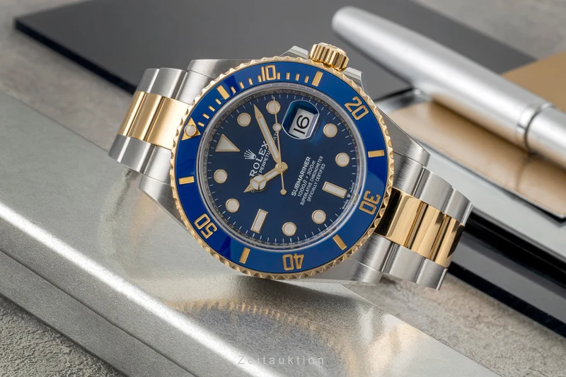 Rolex Submariner steel / gold automatic men's watch 126613LB [2604934]