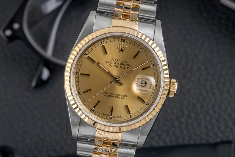 Rolex Datejust steel / gold automatic men's watch 16233 LP: 15350EUR [2605074]
