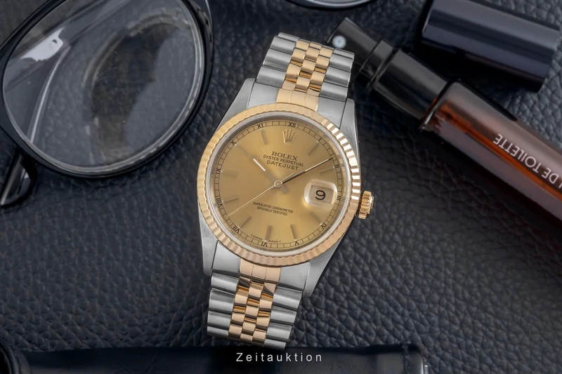 Rolex Datejust steel / gold automatic men's watch 16233 LP: 15350EUR [2605074]