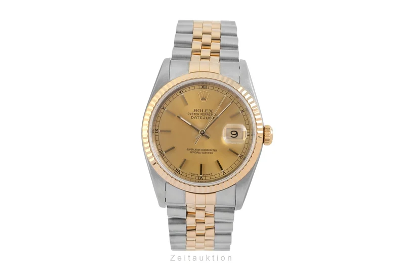 Rolex Datejust steel / gold automatic men's watch 16233 LP: 15350EUR [2605074]