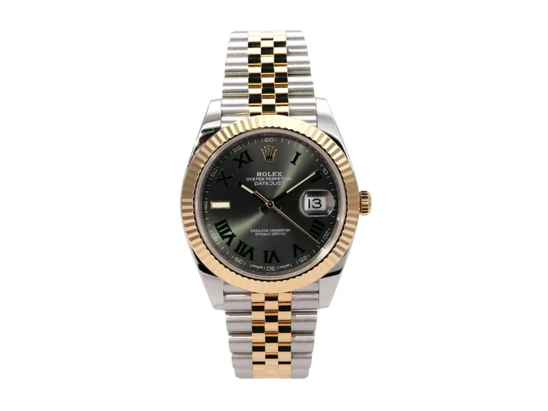 Rolex Datejust 41 Edelstahl Gelbgold 126333 Slate Jubile-Band