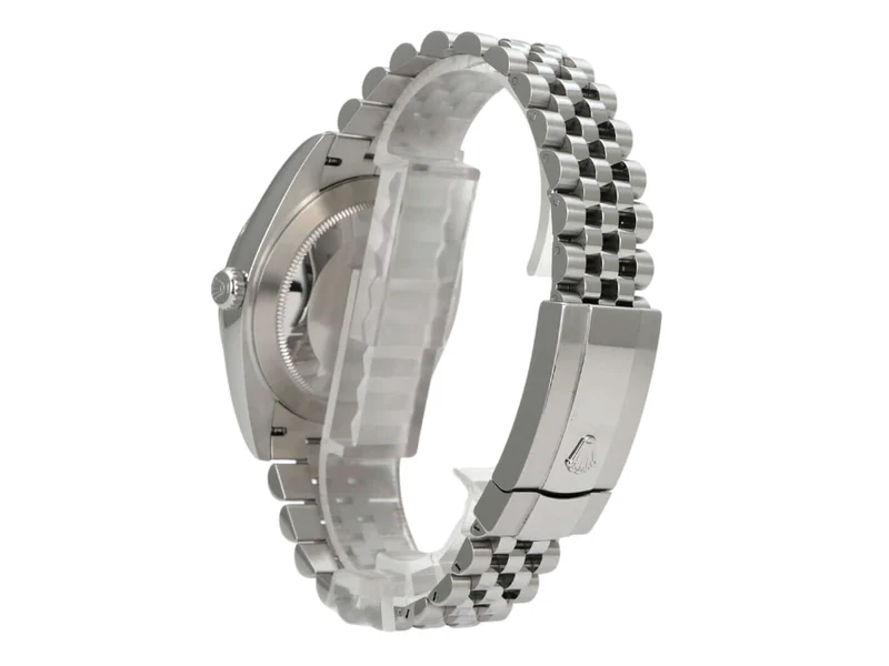 Rolex Datejust 41 Edelstahl Weißgold 126334 Rhodium Römisch Jubile-Band