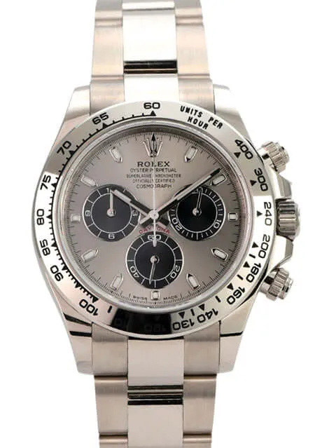 Rolex Cosmograph Daytona Weißgold 116509 Grau