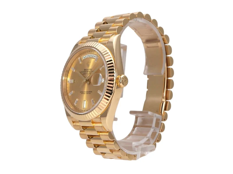 Rolex Day-Date 40 Gelbgold 228238 Champagner Diamant