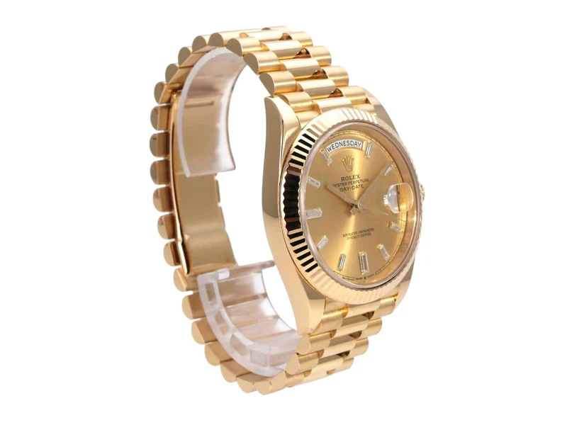 Rolex Day-Date 40 Gelbgold 228238 Champagner Diamant