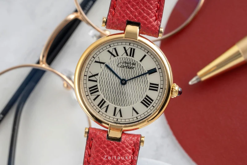Cartier Vermeil silver-gilt quartz women's watch Limited [2605397]