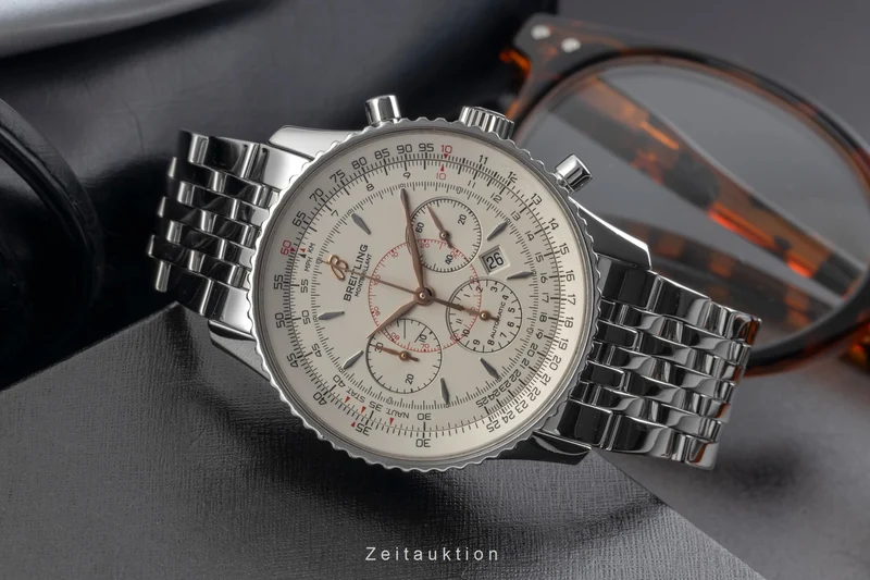 Breitling Montbrillant chronograph steel automatic men's watch A41370 [2605057]
