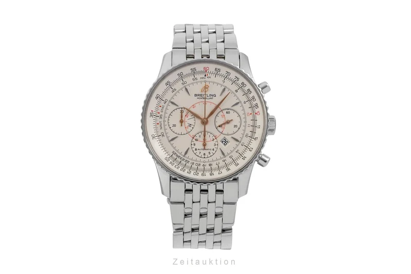 Breitling Montbrillant chronograph steel automatic men's watch A41370 [2605057]