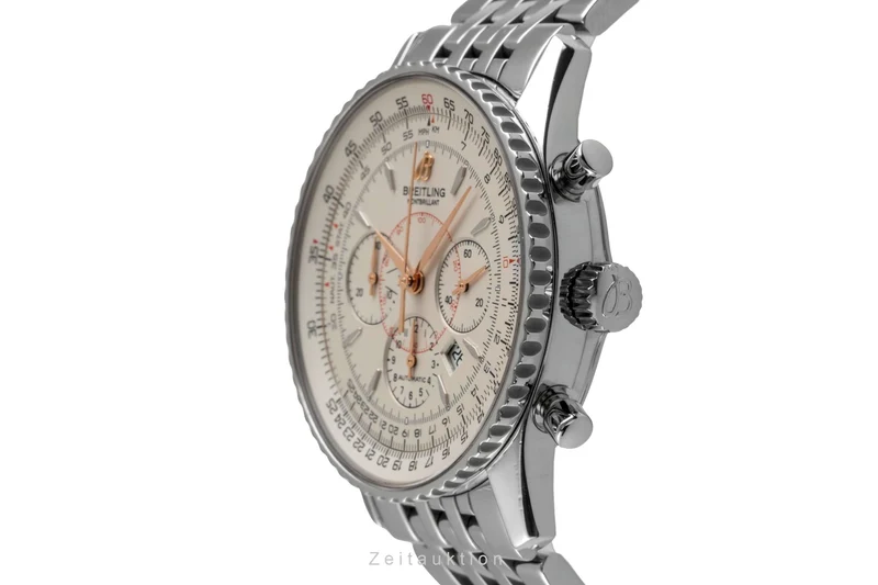 Breitling Montbrillant chronograph steel automatic men's watch A41370 [2605057]