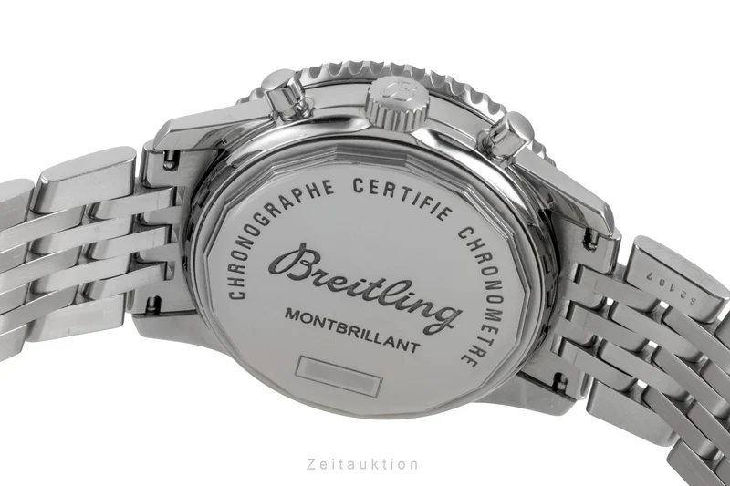 Breitling Montbrillant chronograph steel automatic men's watch A41370 [2605057]