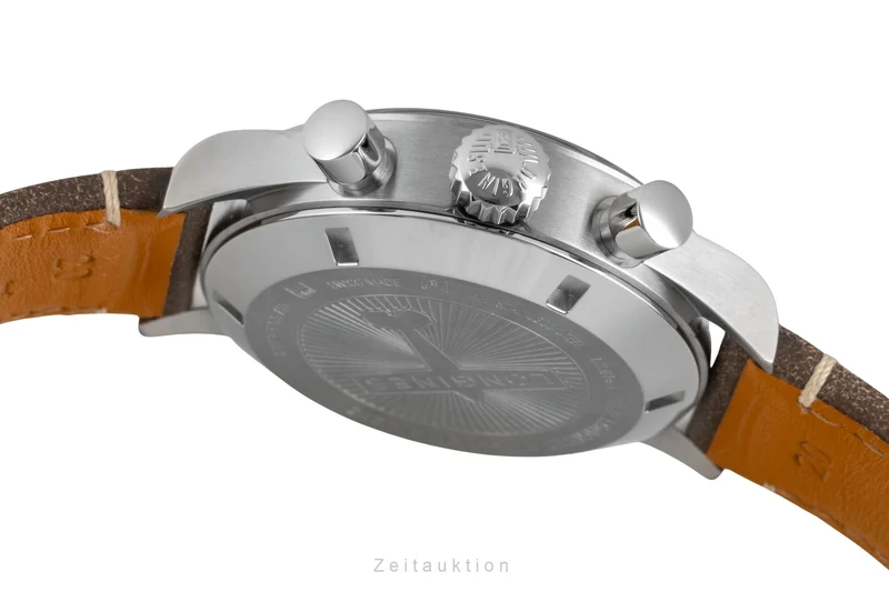 Longines Avigation chronograph steel automatic men's watch L2.816.4.53.2 LP: 3250EUR [2605285]