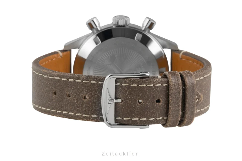 Longines Avigation chronograph steel automatic men's watch L2.816.4.53.2 LP: 3250EUR [2605285]