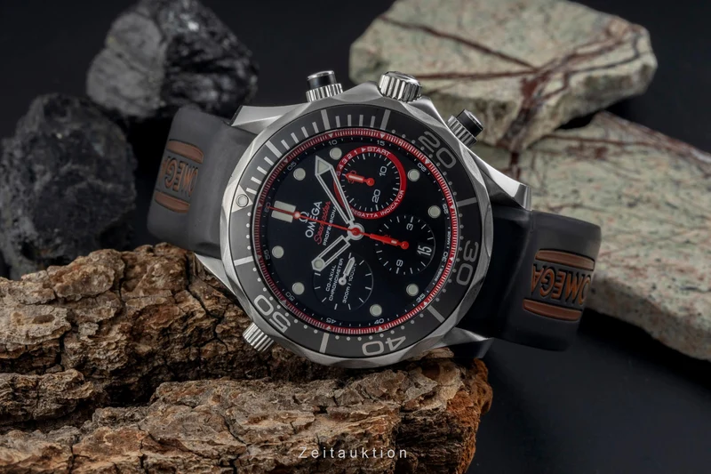 Omega Seamaster chronograph steel automatic men's watch 212.32.44.50.01.001 Limited [2604944]