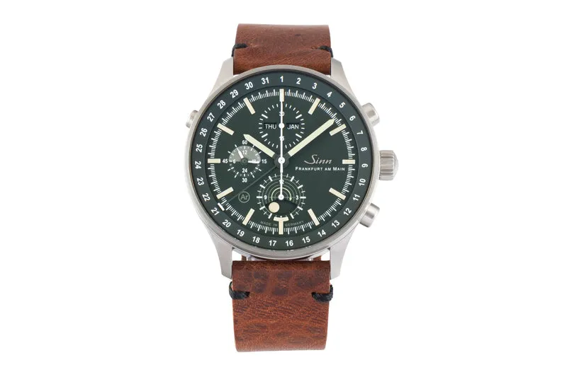 Sinn Jagduhr 3006 chronograph steel automatic men's watch 3006.011 LP: 4950EUR [2605393]
