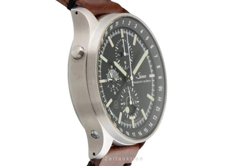 Sinn Jagduhr 3006 chronograph steel automatic men's watch 3006.011 LP: 4950EUR [2605393]