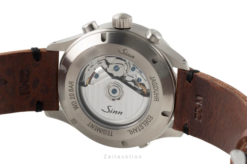 Sinn Jagduhr 3006 chronograph steel automatic men's watch 3006.011 LP: 4950EUR [2605393]