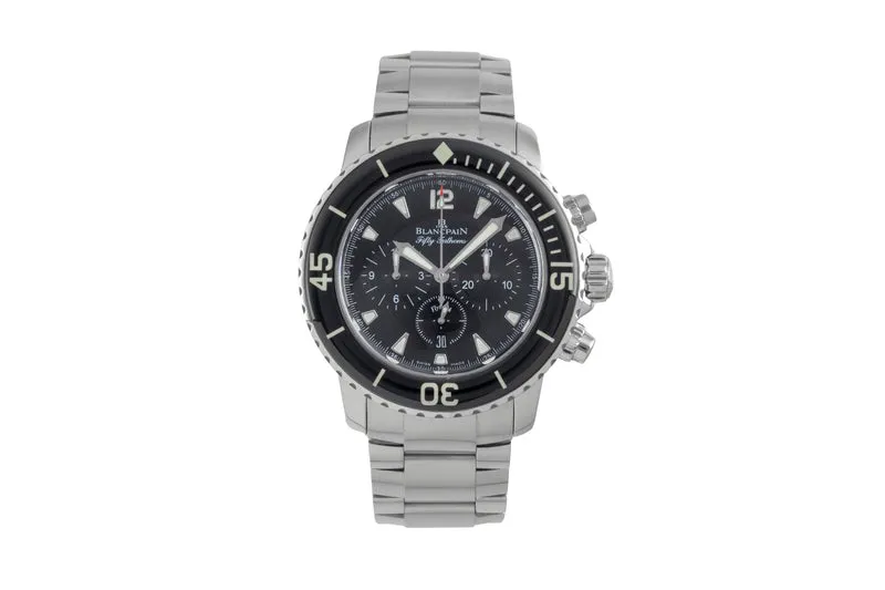 Blancpain Fifty Fathoms chronograph steel automatic men's watch 5085F-1130 LP: 23600EUR [2604272]