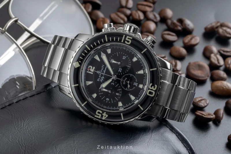 Blancpain Fifty Fathoms chronograph steel automatic men's watch 5085F-1130 LP: 23600EUR [2604272]
