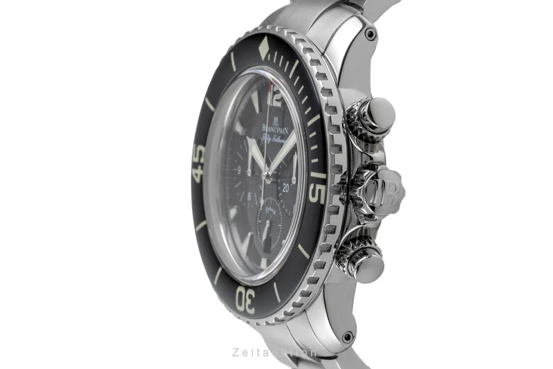 Blancpain Fifty Fathoms chronograph steel automatic men's watch 5085F-1130 LP: 23600EUR [2604272]