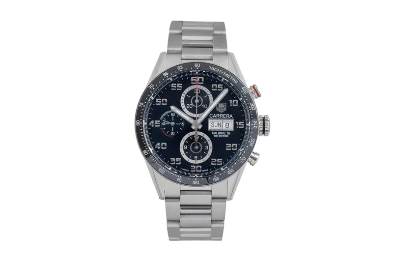 Tag Heuer Carrera chronograph steel automatic men's watch CV2A1R [2605068]