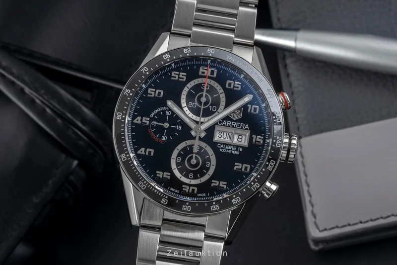 Tag Heuer Carrera chronograph steel automatic men's watch CV2A1R [2605068]