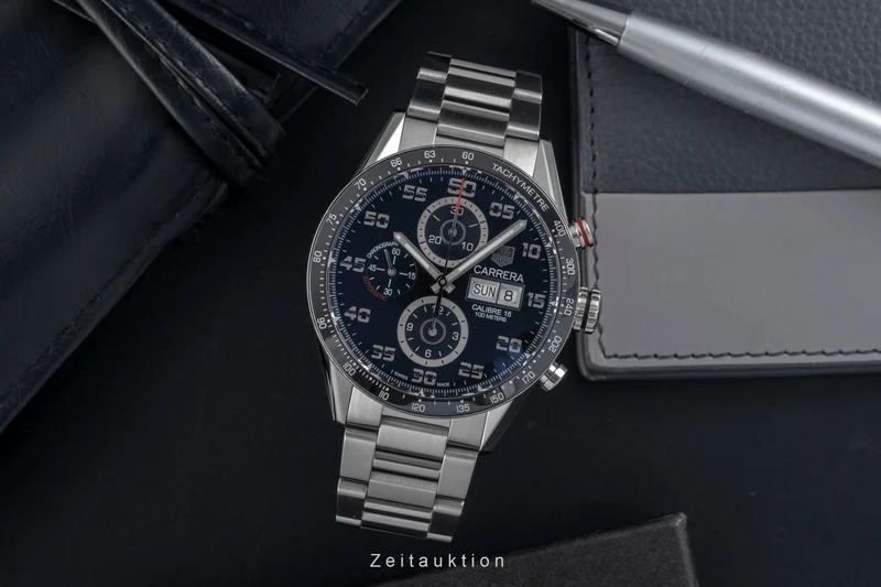 Tag Heuer Carrera chronograph steel automatic men's watch CV2A1R [2605068]