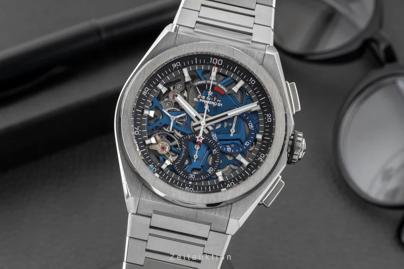 Zenith Defy chronograph titanium automatic men's watch 95.9002.9004/78.M9000 LP: 15100EUR [2605116]