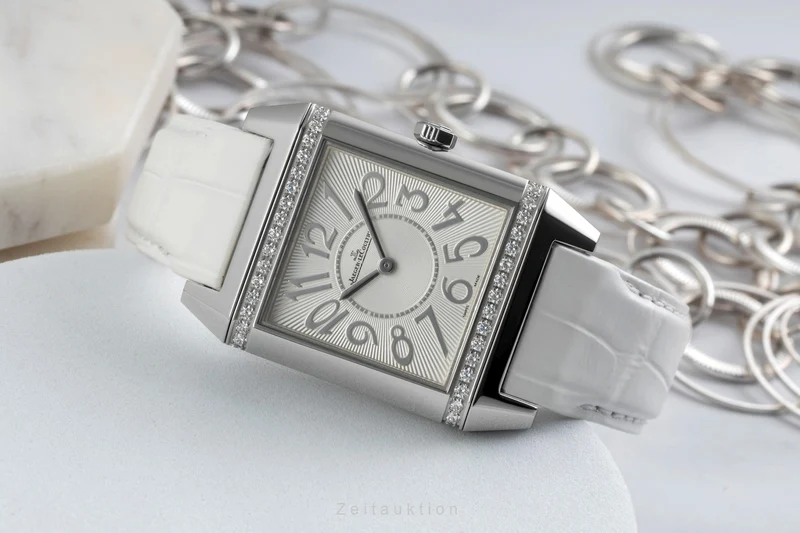 Jaeger LeCoultre Reverso steel quartz women's watch Q7038420 [2604843]