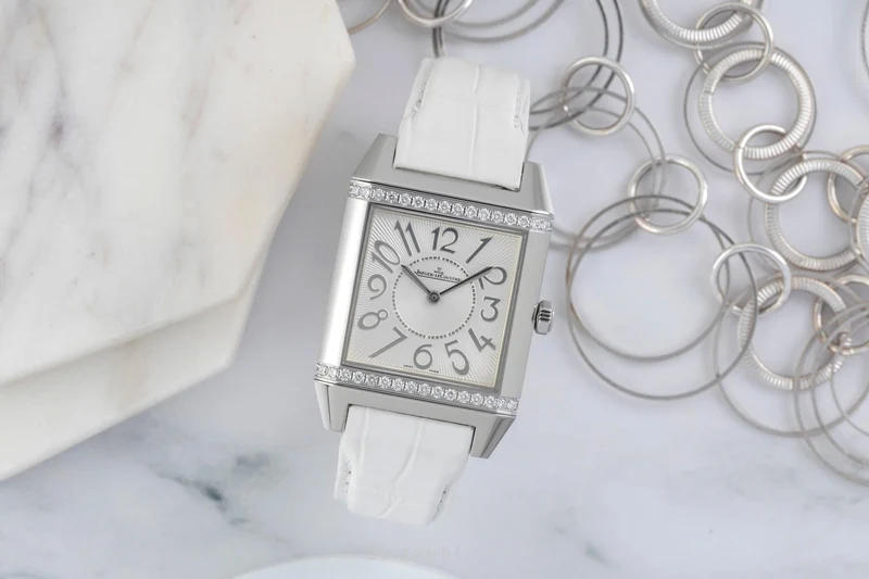 Jaeger LeCoultre Reverso steel quartz women's watch Q7038420 [2604843]