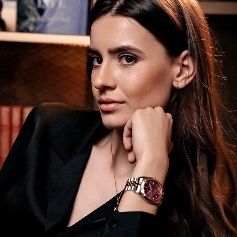 Inspiration Burgundy Rose 26mm