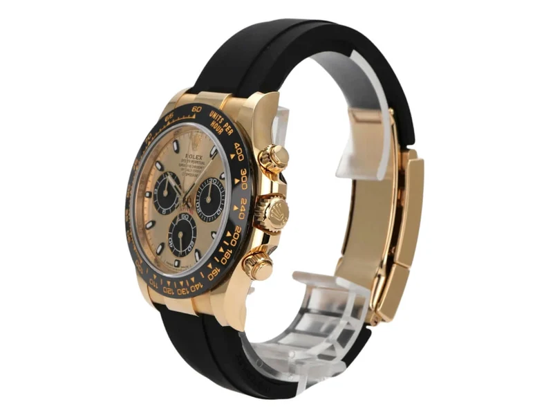 Rolex Daytona 116518LN Gelbgold Oysterflex Champagnerfarben