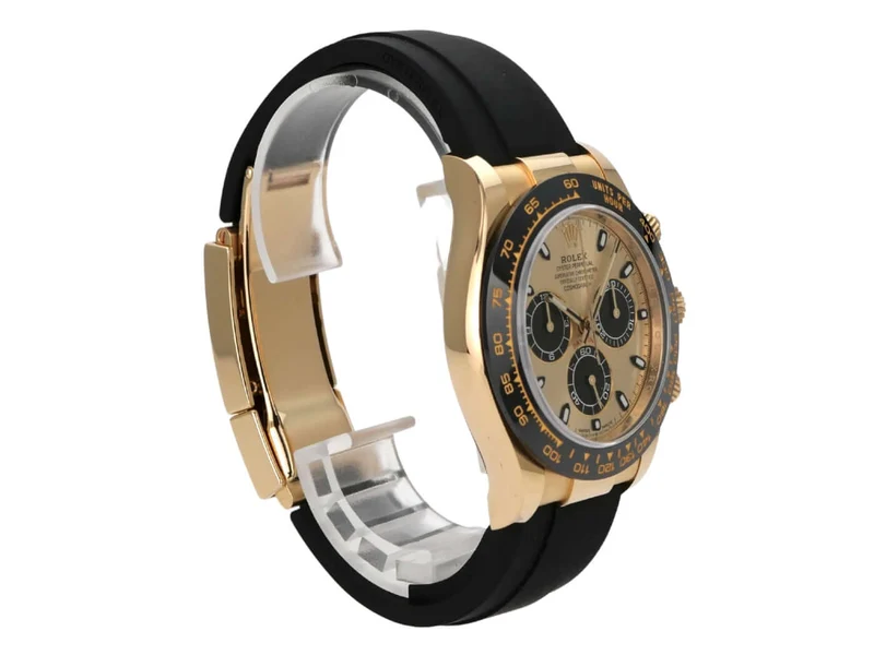 Rolex Daytona 116518LN Gelbgold Oysterflex Champagnerfarben