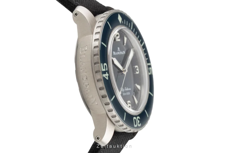 Blancpain Fifty Fathoms titanium automatic men's watch 5015-12B40-O52A LP: 18200EUR [2605052]