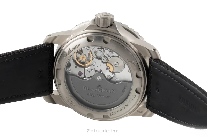 Blancpain Fifty Fathoms titanium automatic men's watch 5015-12B40-O52A LP: 18200EUR [2605052]